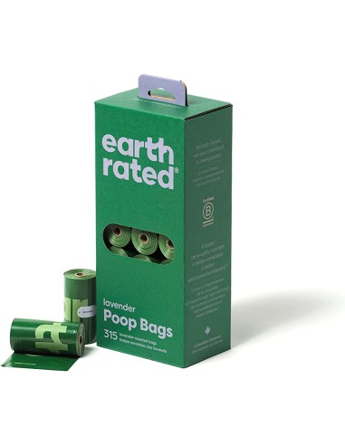 Earth Rated caja 120 bolsitas de excrementos