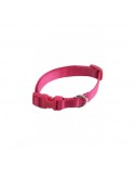 Collar ajustable nylon 10mm x 20-30cm rosa
