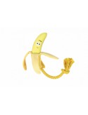 Veggy Toy Banana Latex y cuerda 49 cm
