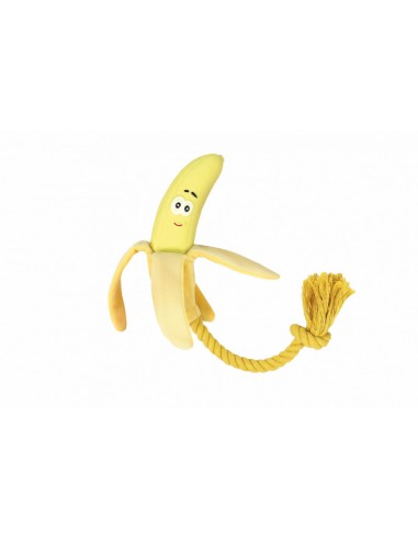 Veggy Toy Banana Latex y cuerda 49 cm
